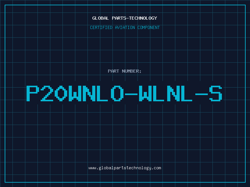 Aviation Part P20WNLO-WLNL-S