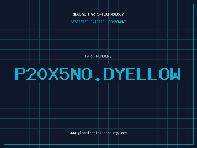 Aviation Part P20X5NO.DYELLOW