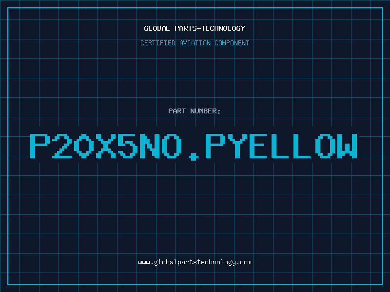 Aviation Part P20X5NO.PYELLOW