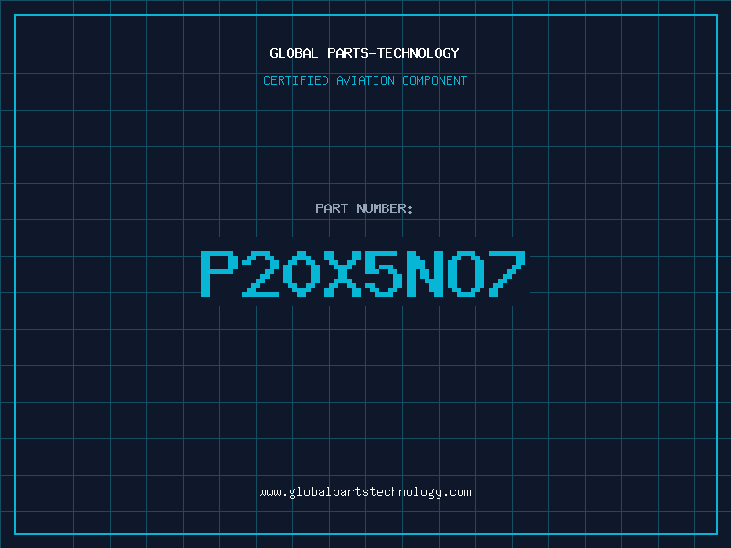 Aviation Part P20X5NO7