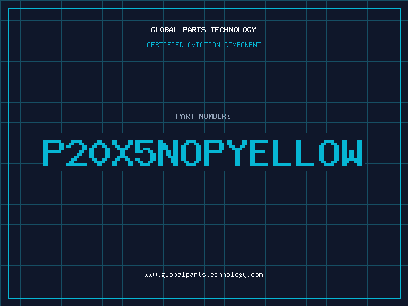 Aviation Part P20X5NOPYELLOW