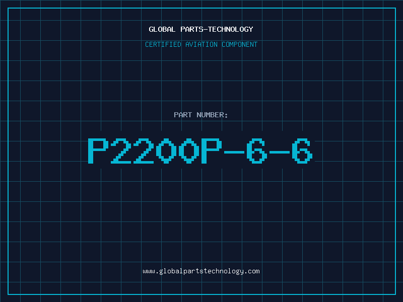 Aviation Part P2200P-6-6