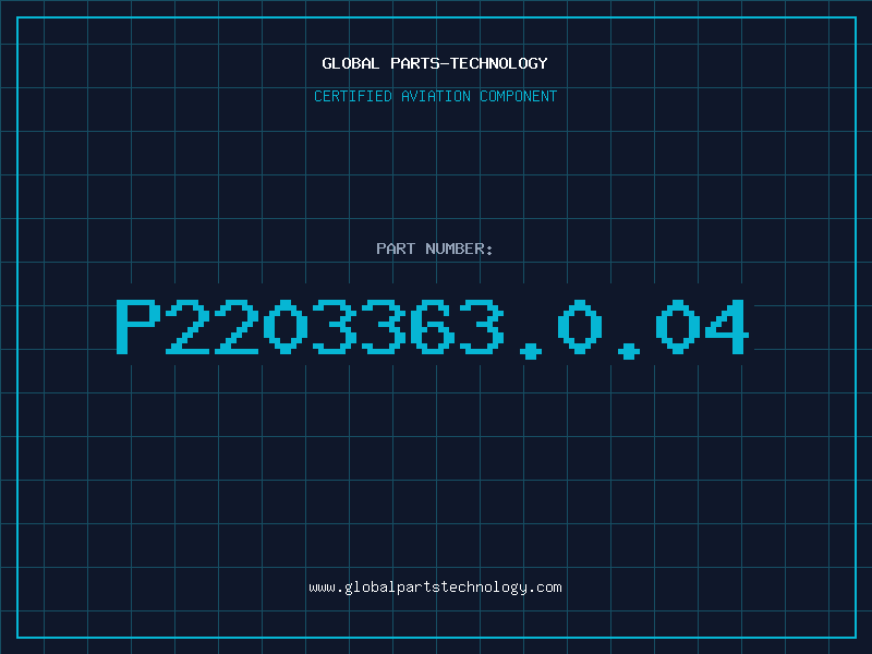 Aviation Part P2203363.0.04