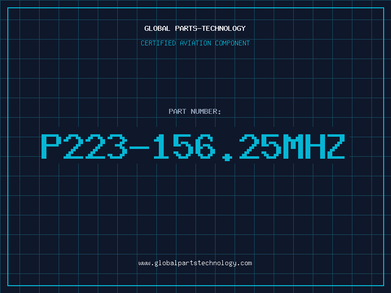 Aviation Part P223-156.25MHZ