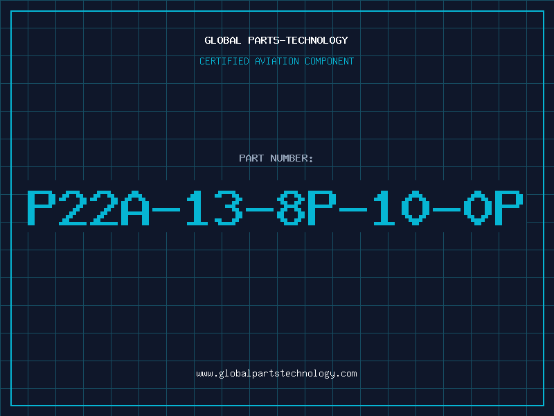 Aviation Part P22A-13-8P-10-0P