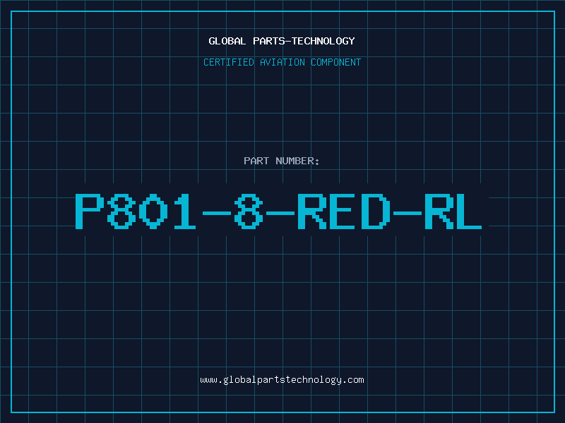 Aviation Part P801-8-RED-RL