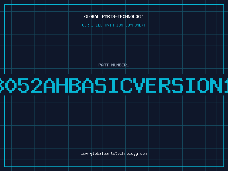 Aviation Part P8052AHBASICVERSION11