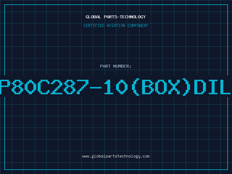 Aviation Part P80C287-10(BOX)DIL