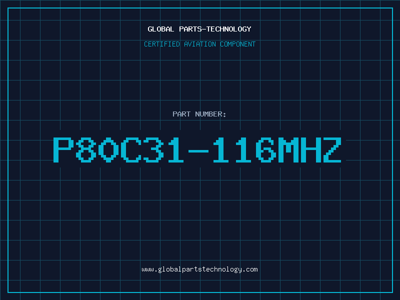 Aviation Part P80C31-116MHZ