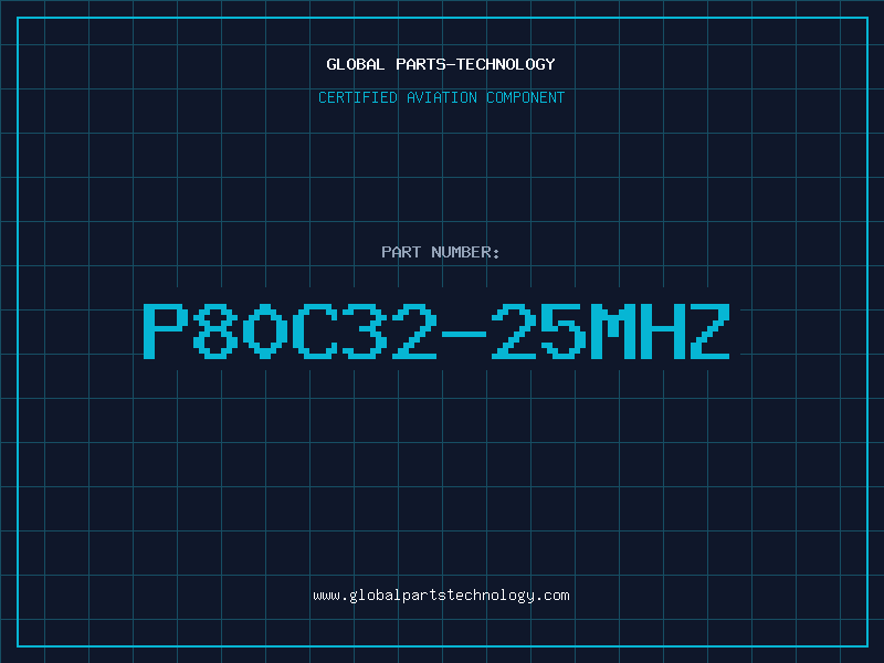 Aviation Part P80C32-25MHZ