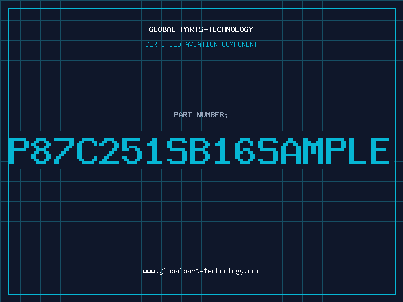 Aviation Part P87C251SB16SAMPLE