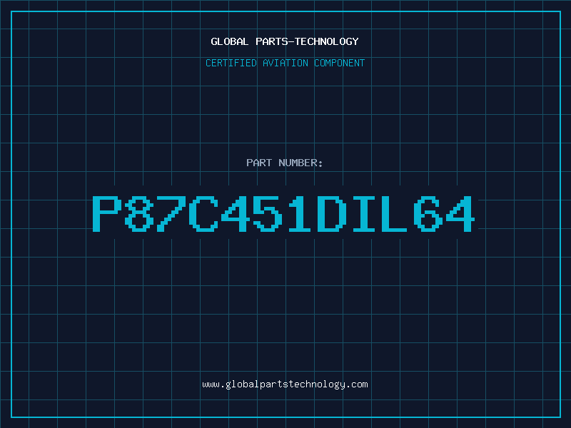 Aviation Part P87C451DIL64
