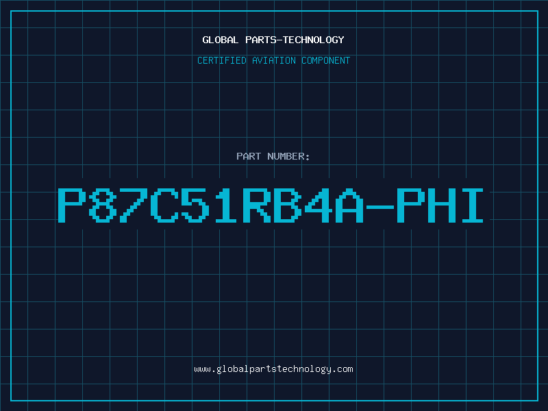Aviation Part P87C51RB4A-PHI