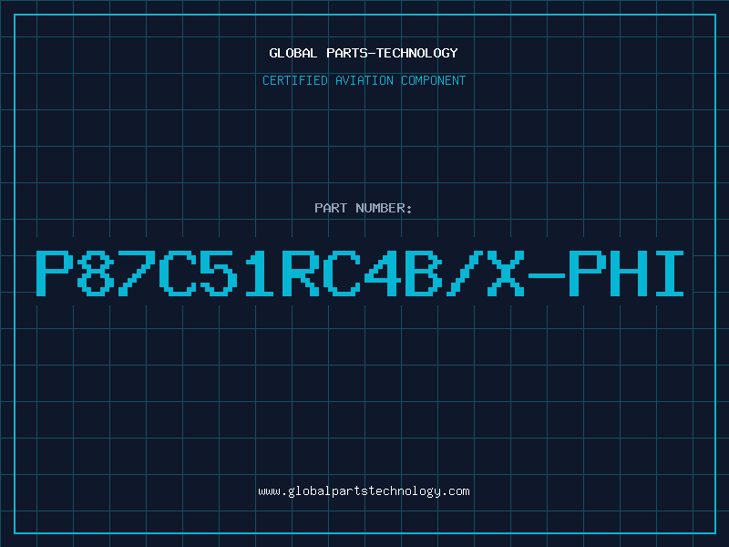 Aviation Part P87C51RC4B/X-PHI