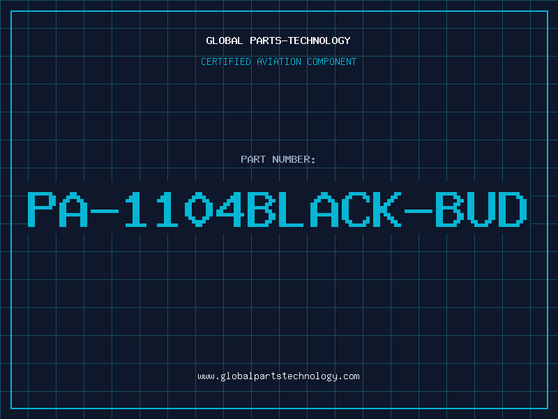 Aviation Part PA-1104BLACK-BUD