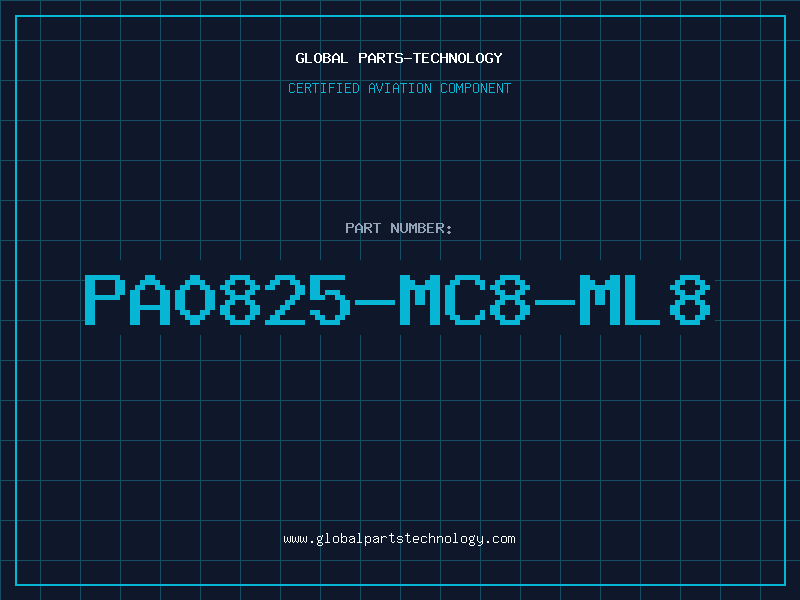 Aviation Part PA0825-MC8-ML8