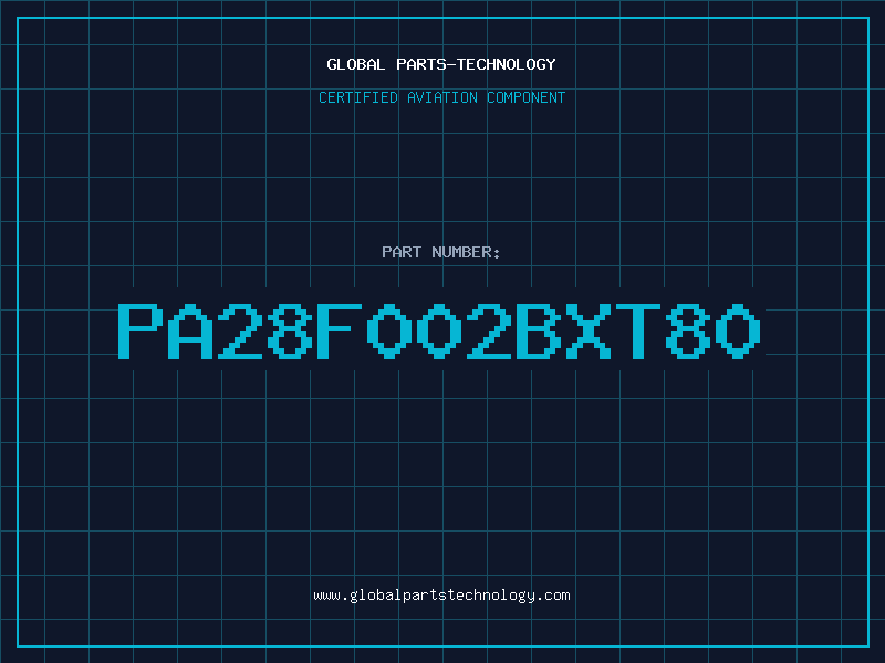 Aviation Part PA28F002BXT80