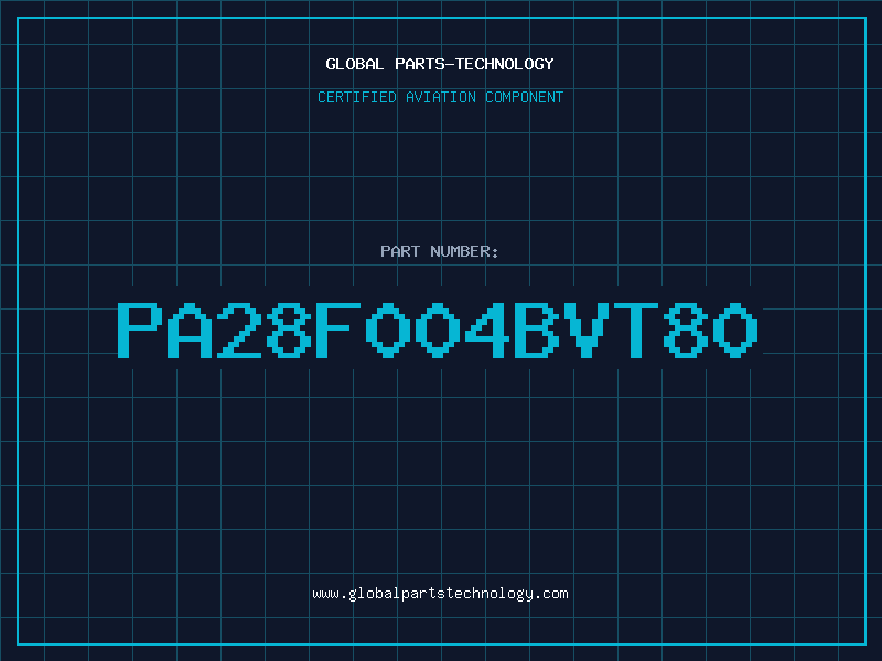 Aviation Part PA28F004BVT80