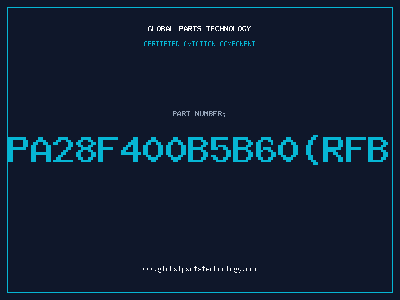 Aviation Part PA28F400B5B60RFB