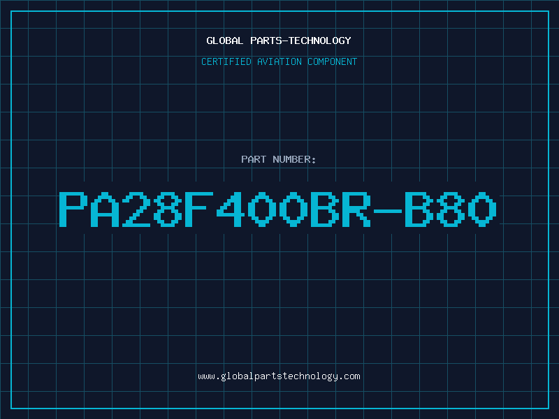 Aviation Part PA28F400BR-B80
