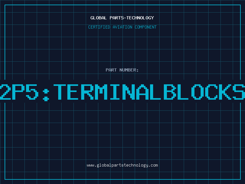 Aviation Part PA366/2P5:TERMINALBLOCKS2POLES