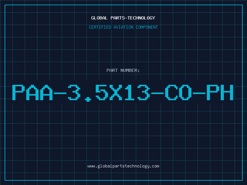 Aviation Part PAA-3.5X13-CO-PH