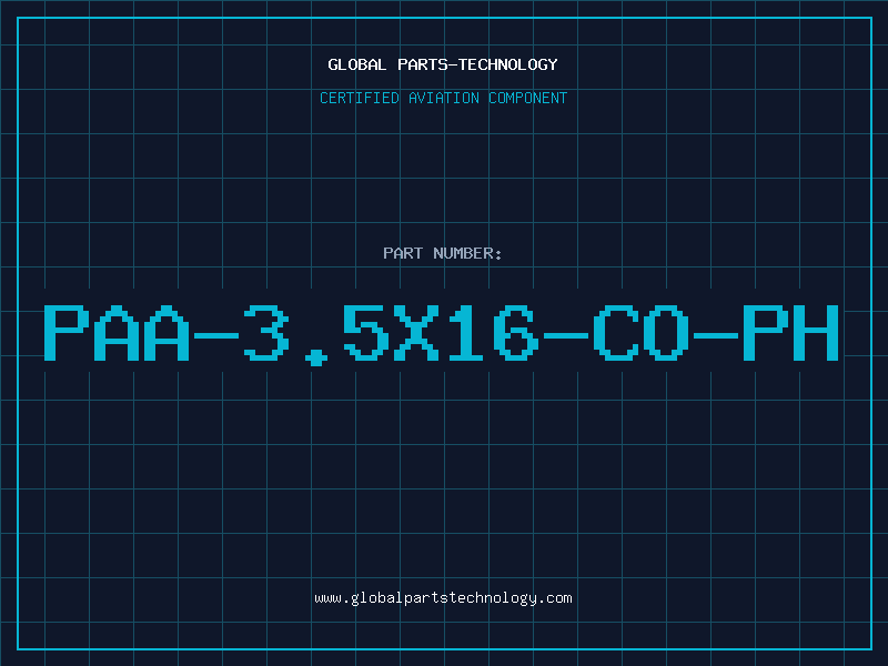 Aviation Part PAA-3.5X16-CO-PH
