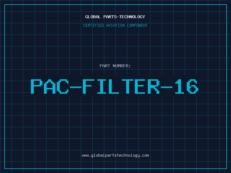 Aviation Part PAC-FILTER-16
