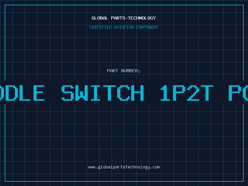 Aviation Part PADDLE SWITCH 1P2T PCST