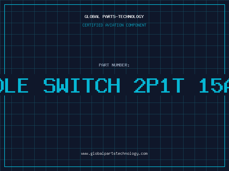 Aviation Part PADDLE SWITCH 2P1T 15A QT