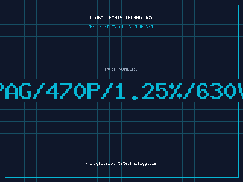 Aviation Part PAG/470P/1.25%/630V