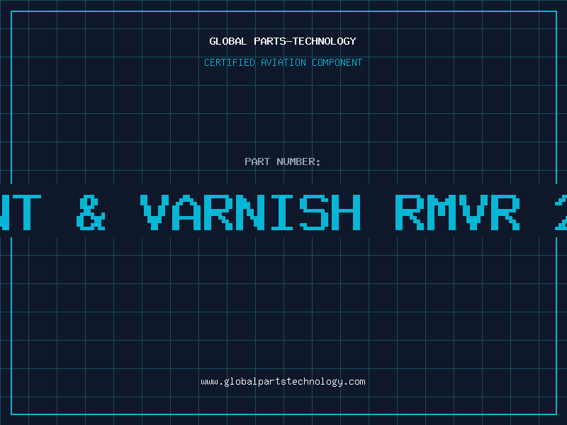 Aviation Part PAINT & VARNISH RMVR 2.5L