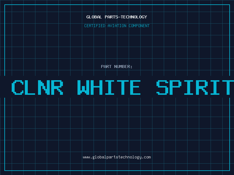 Aviation Part PAINT CLNR WHITE SPIRIT750ML