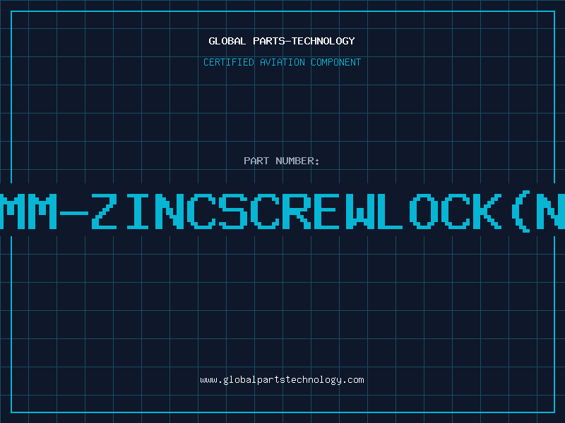 Aviation Part PAIRREAD-13MM-ZINCSCREWLOCK(NICKELFINISH