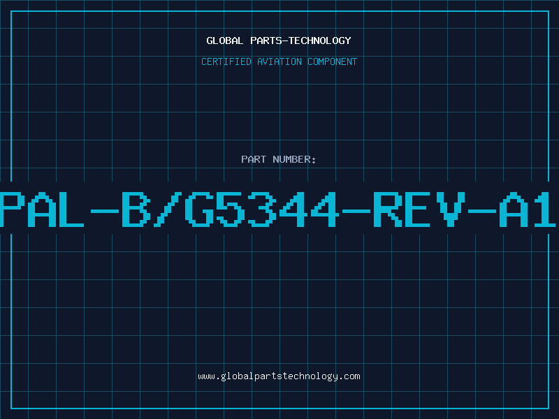 Aviation Part PAL-B/G5344-REV-A1