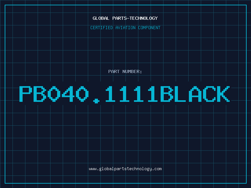 Aviation Part PB040.1111BLACK