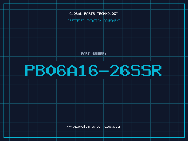 Aviation Part PB06A16-26SSR