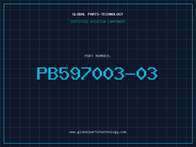 Aviation Part PB597003-03