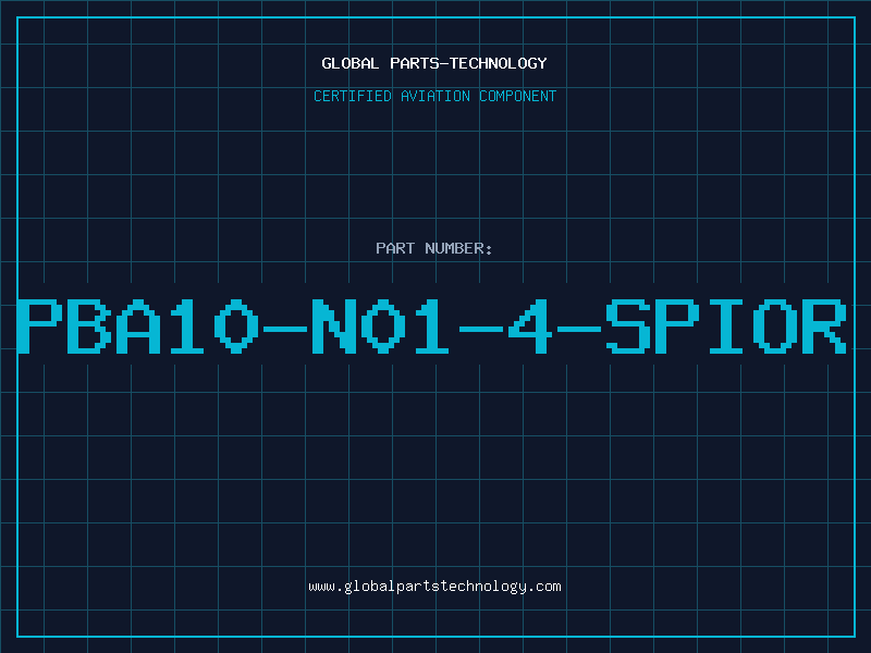 Aviation Part PBA10-N01-4-SPIOR