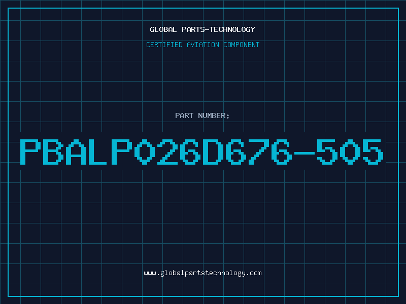 Aviation Part PBALP026D676-505