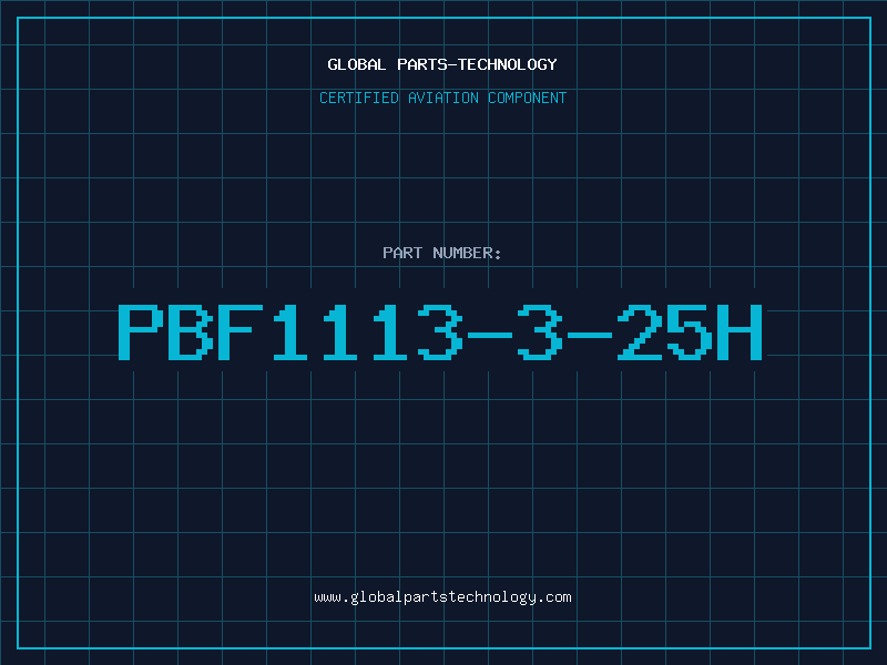 Aviation Part PBF1113-3-25H