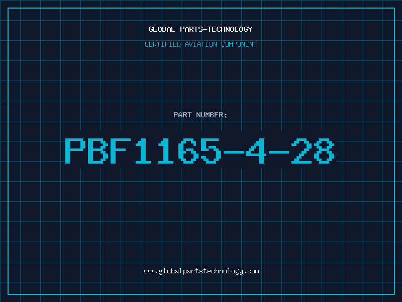 Aviation Part PBF1165-4-28