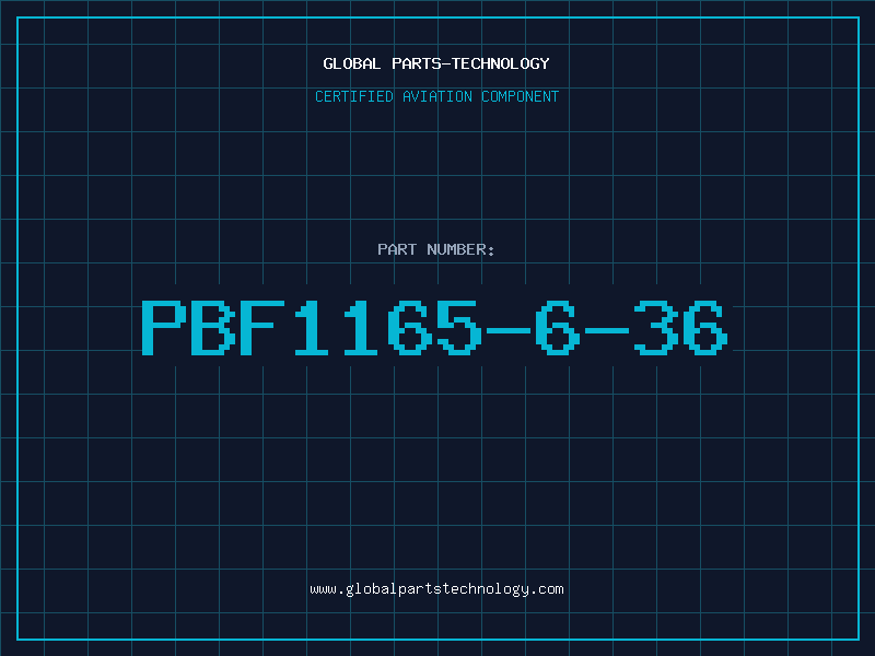 Aviation Part PBF1165-6-36