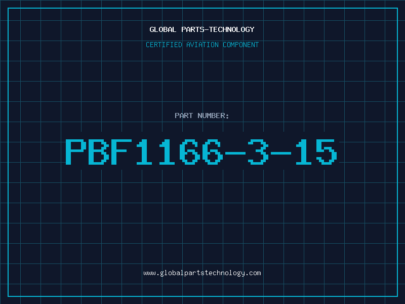 Aviation Part PBF1166-3-15