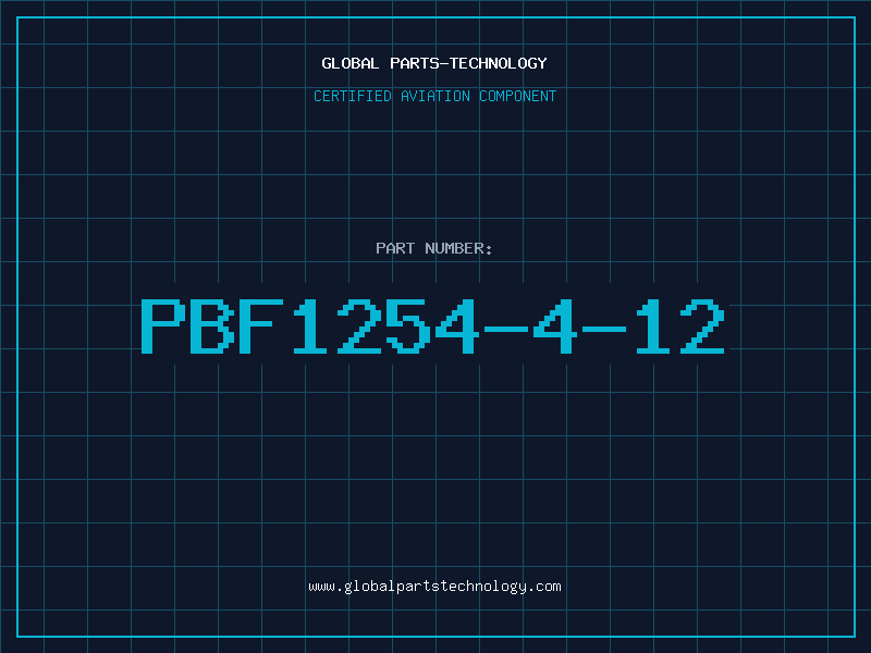Aviation Part PBF1254-4-12