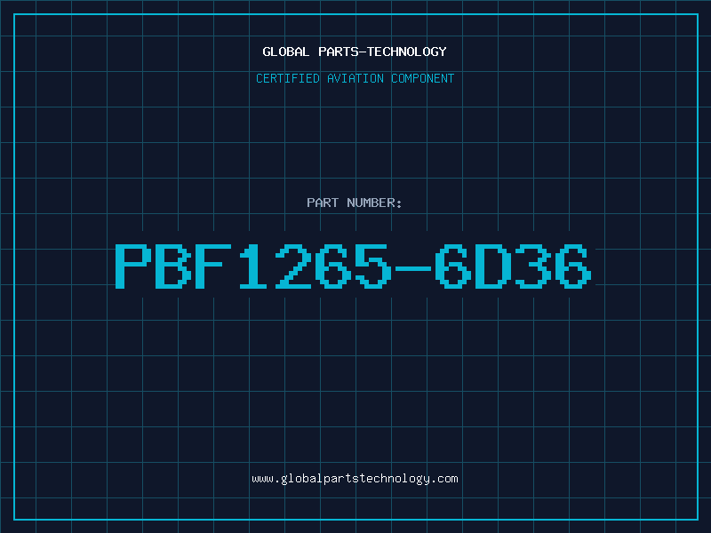Aviation Part PBF1265-6D36