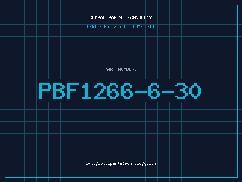 Aviation Part PBF1266-6-30