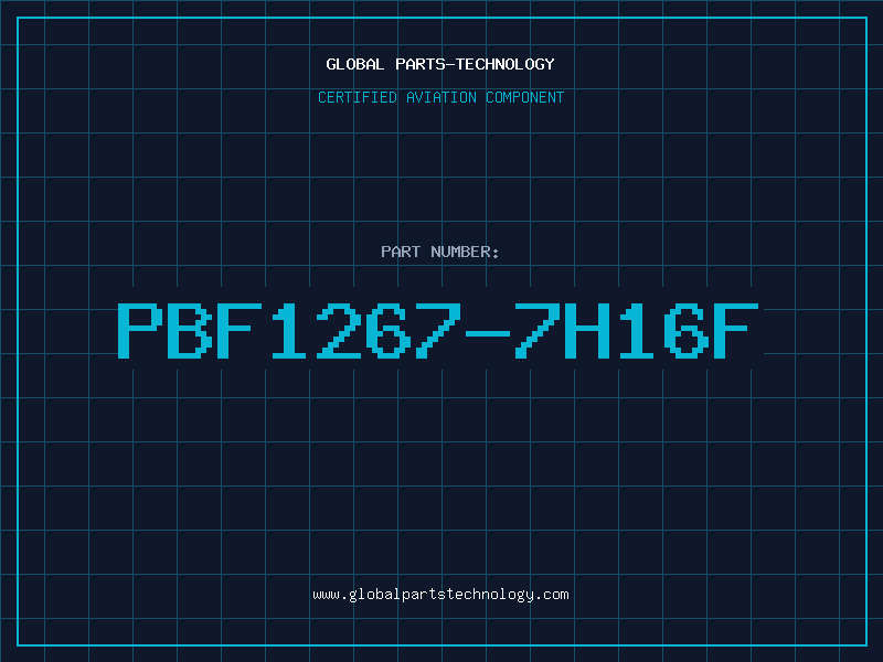 Aviation Part PBF1267-7H16F