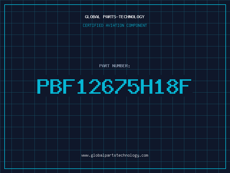 Aviation Part PBF12675H18F