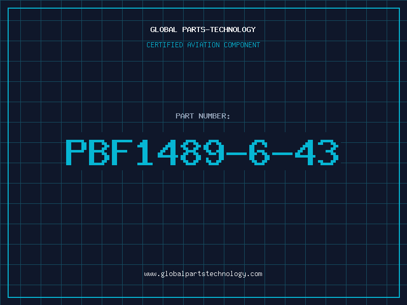 Aviation Part PBF1489-6-43